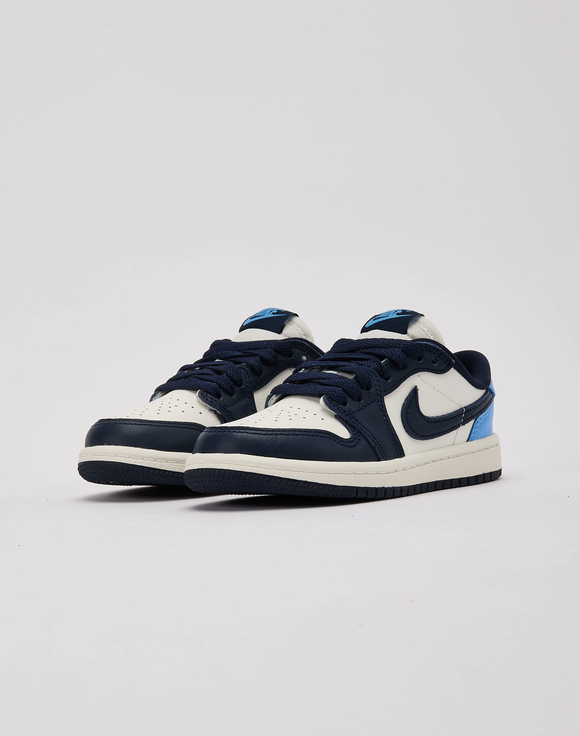 Orthotic Friendly Design Wear resistant Jordan Air Jordan 1 Retro Low OG 'Obsidian' Pre-School
