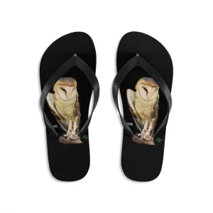 Unisex Flip-Flops  GIVE A HOOT