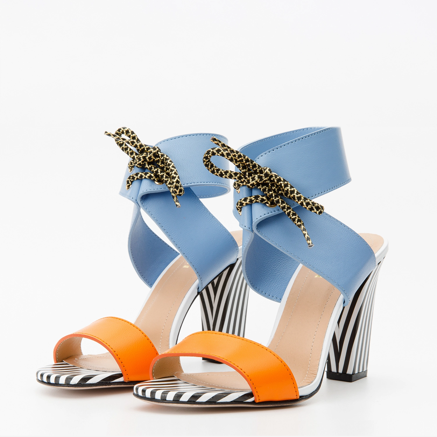 The Bloke Ankle Strap Multicolor Women Sandal Cushioned Footbed Design Comfortable Footwear for Summer