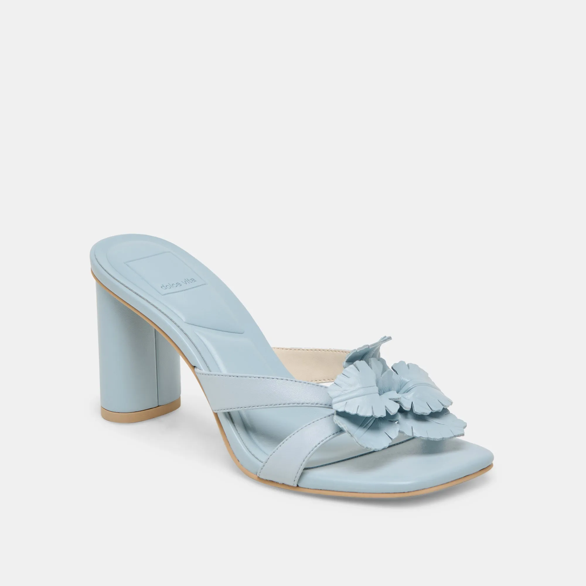 Foot Hug Classic Pumps NIKIL HEELS LIGHT BLUE LEATHER