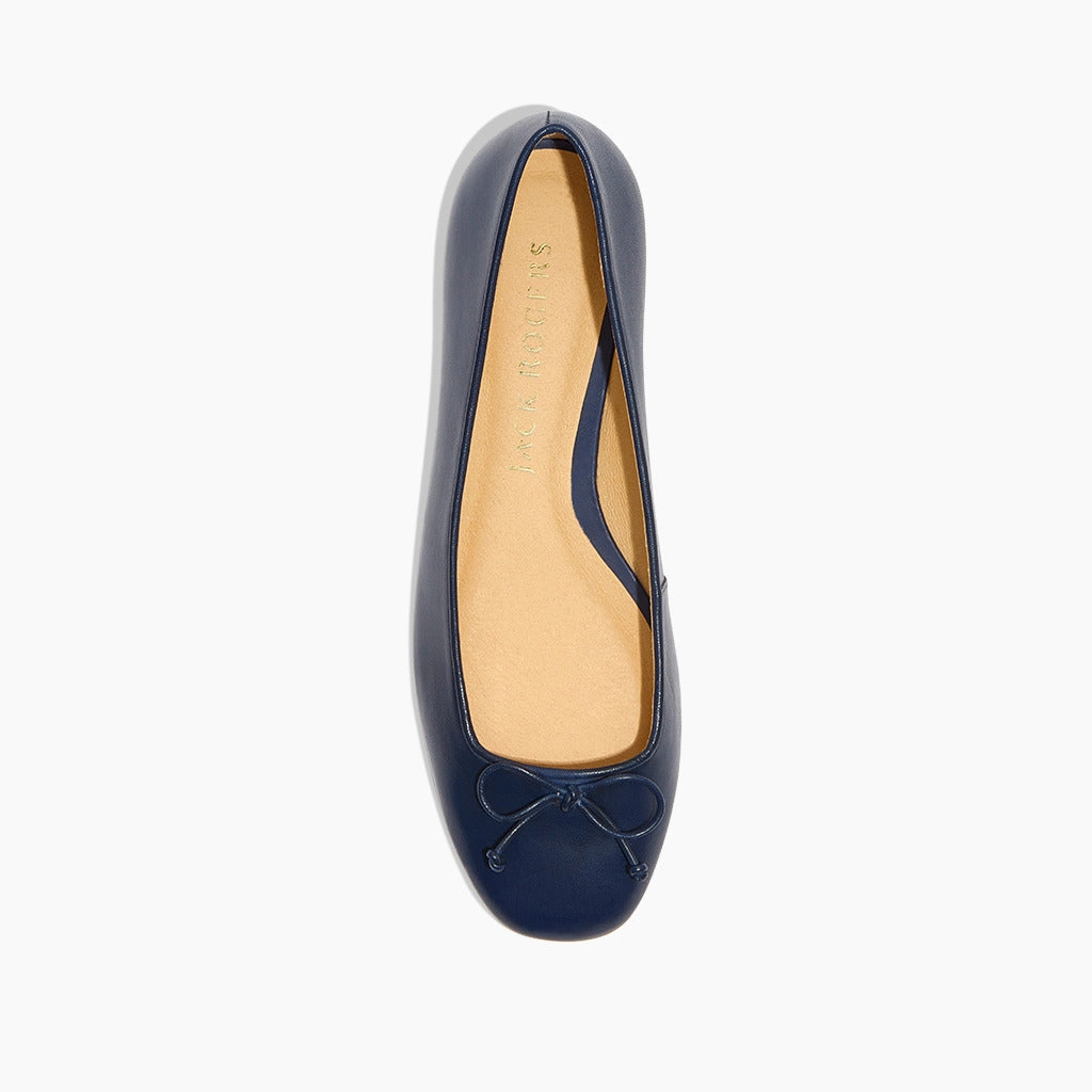 Reinforced Seams Elegant Step Kenlyn Leather Ballet Flat