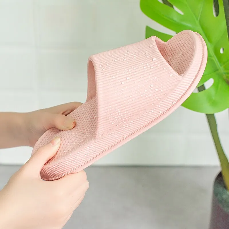 UTUNE Non-slip Massage Slippers Women Waterproof Sandals Slides Bathroom