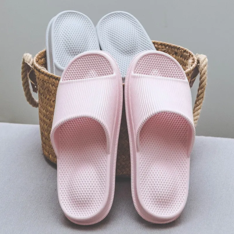 UTUNE Non-slip Massage Slippers Women Waterproof Sandals Slides Bathroom