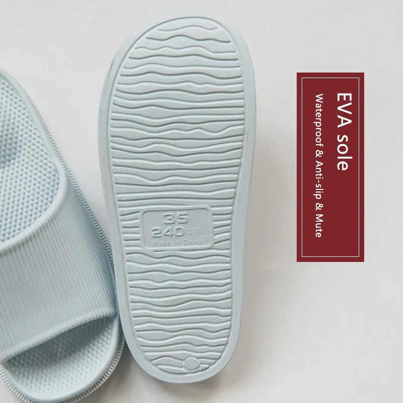 UTUNE Non-slip Massage Slippers Women Waterproof Sandals Slides Bathroom