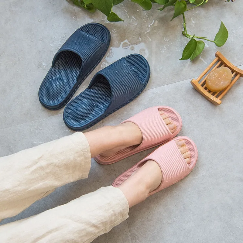 UTUNE Non-slip Massage Slippers Women Waterproof Sandals Slides Bathroom