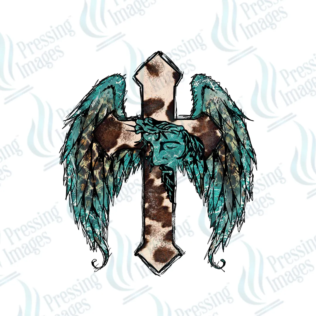 UVD 1780 Cross with angel wings