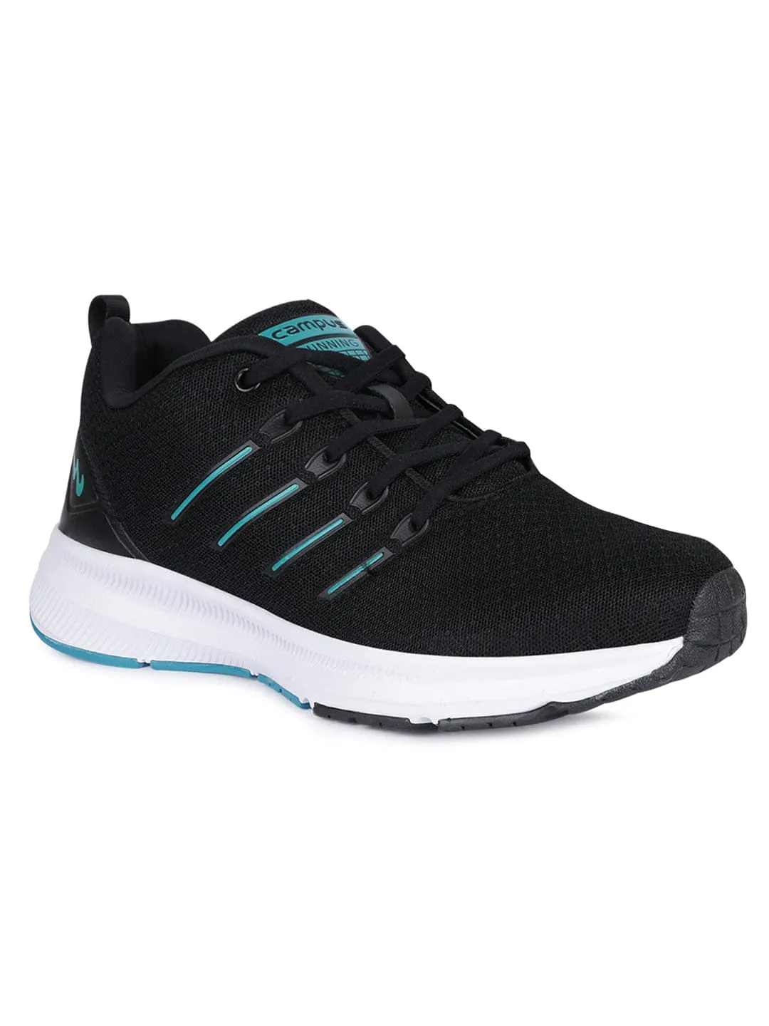VACUM Black Men's Running Shoes