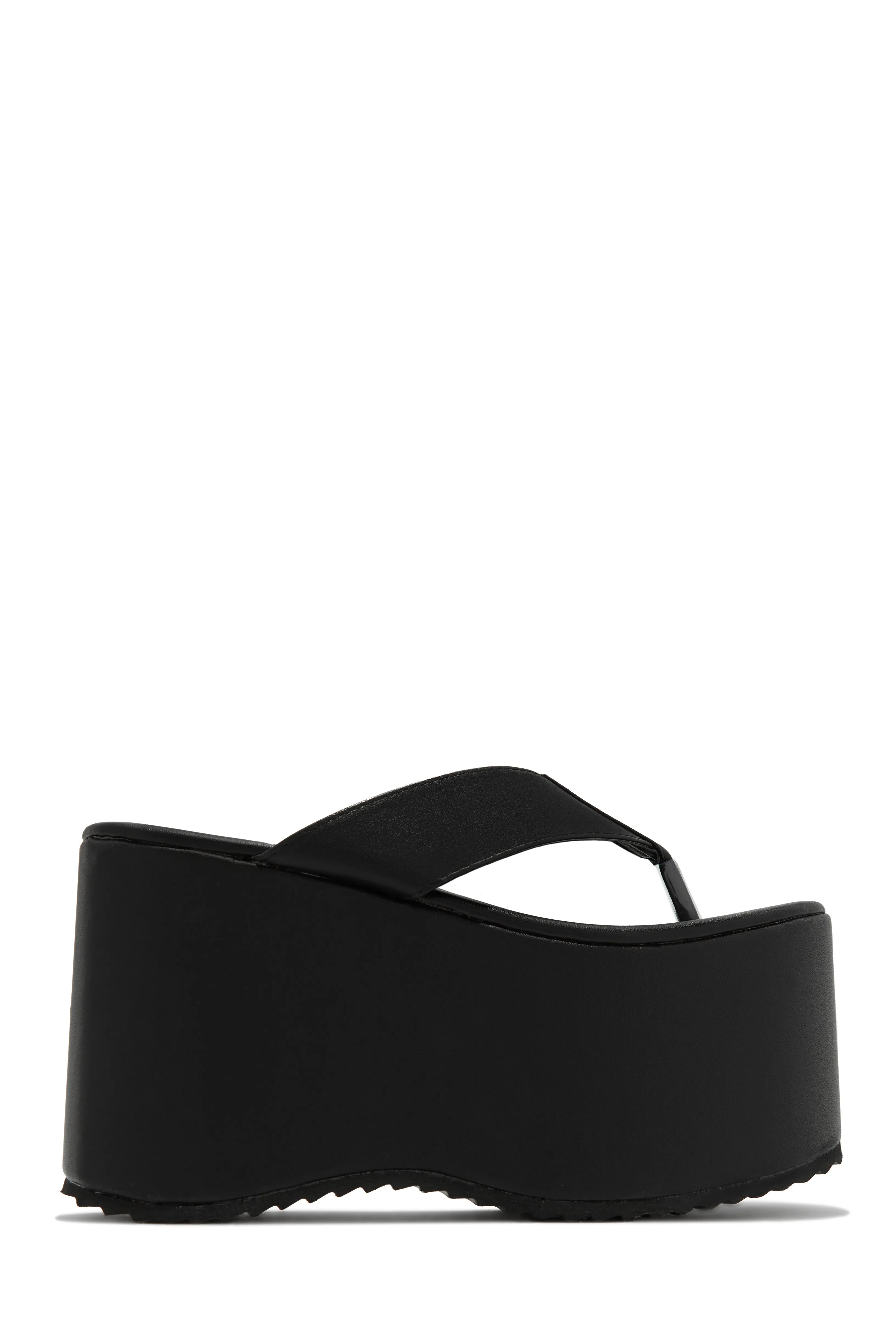 Vanessa Thong Platform Sandals - Denim