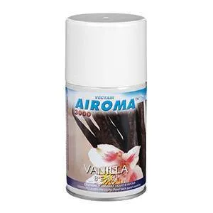 Vanilla Bean Scented Odor Control Timed Release Refills for the Vectair Airoma® 3000 Dispenser - Case of 12