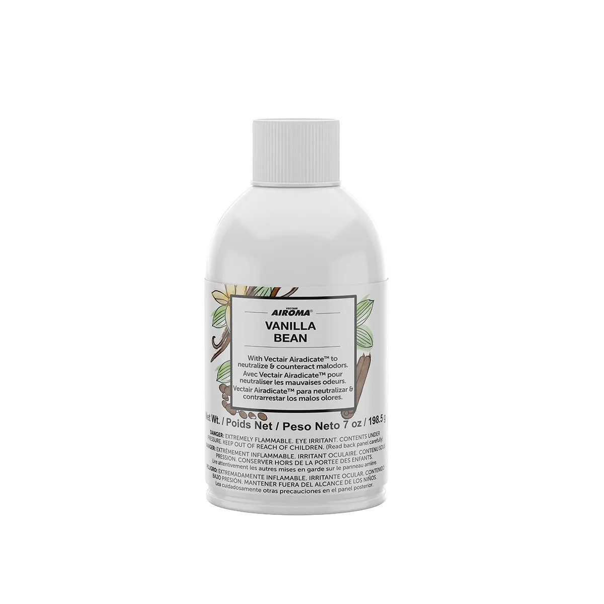 Vanilla Bean Scented Odor Control Timed Release Refills for the Vectair Airoma® 3000 Dispenser - Case of 12