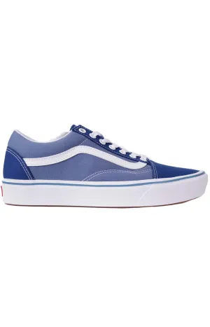 Vans Comfycush Classic Old Skool Skate Shoes Men’s True Blue Canvas
