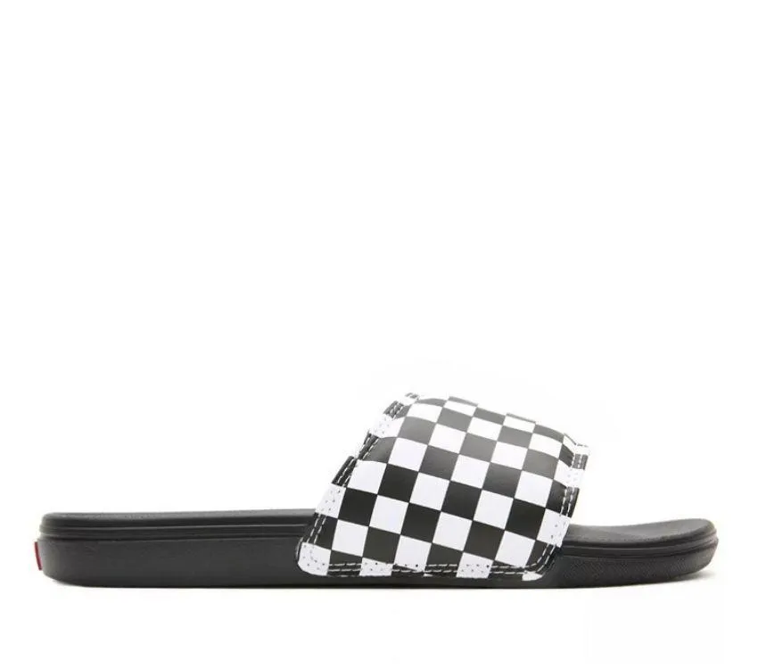 Vans La Costa Slide-On - (Checkerboard) True White/Black