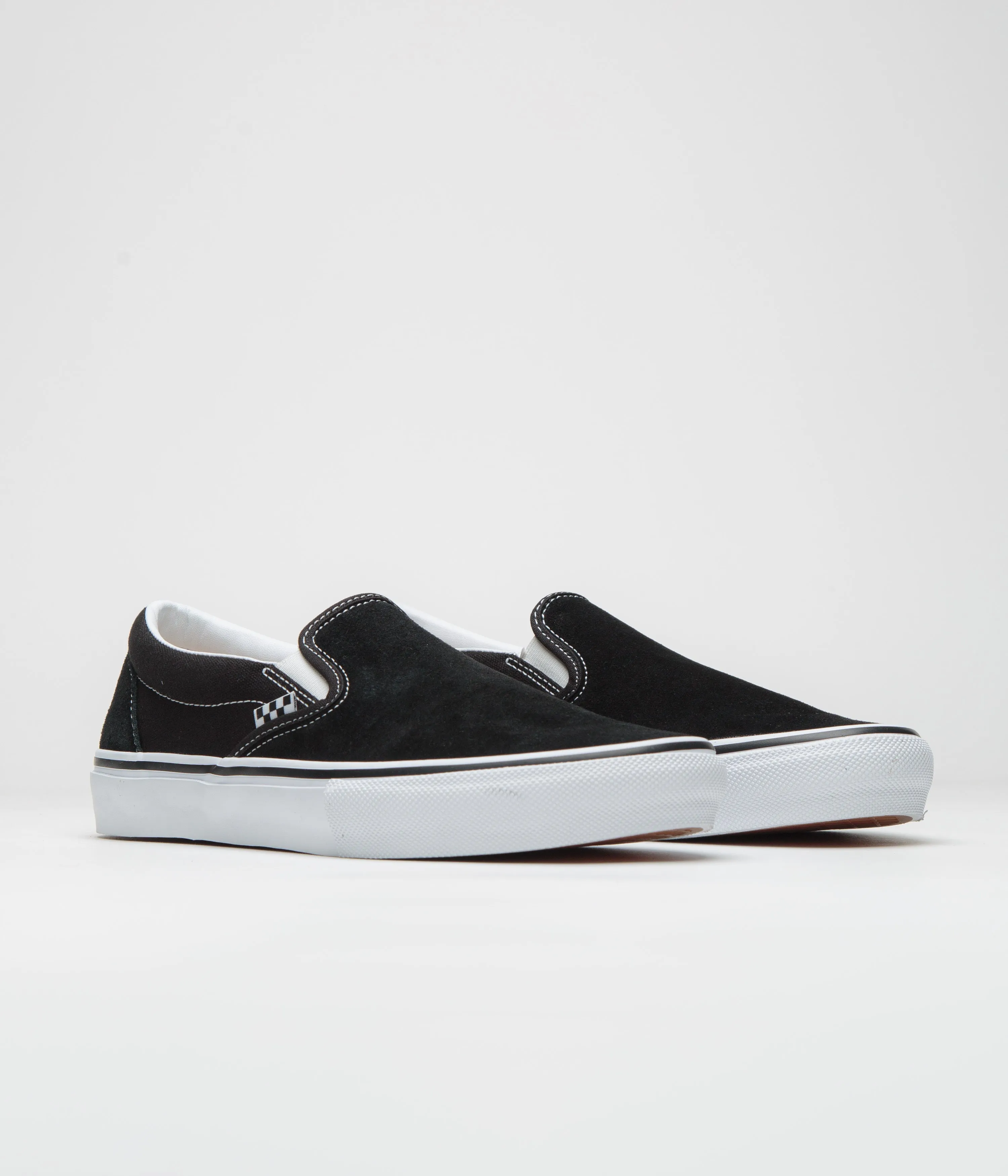 Vans Skate Slip-On Shoes - Black / White