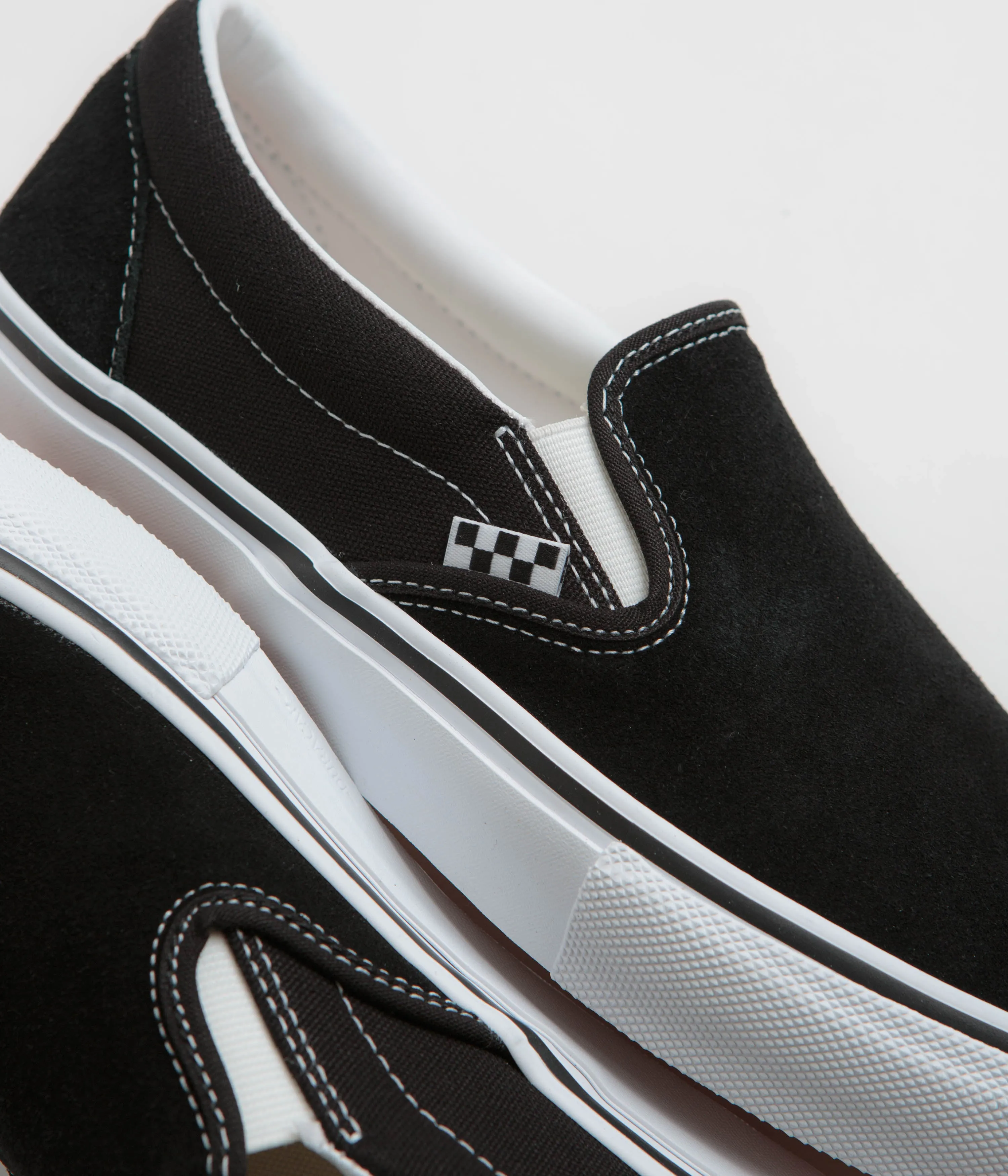 Vans Skate Slip-On Shoes - Black / White