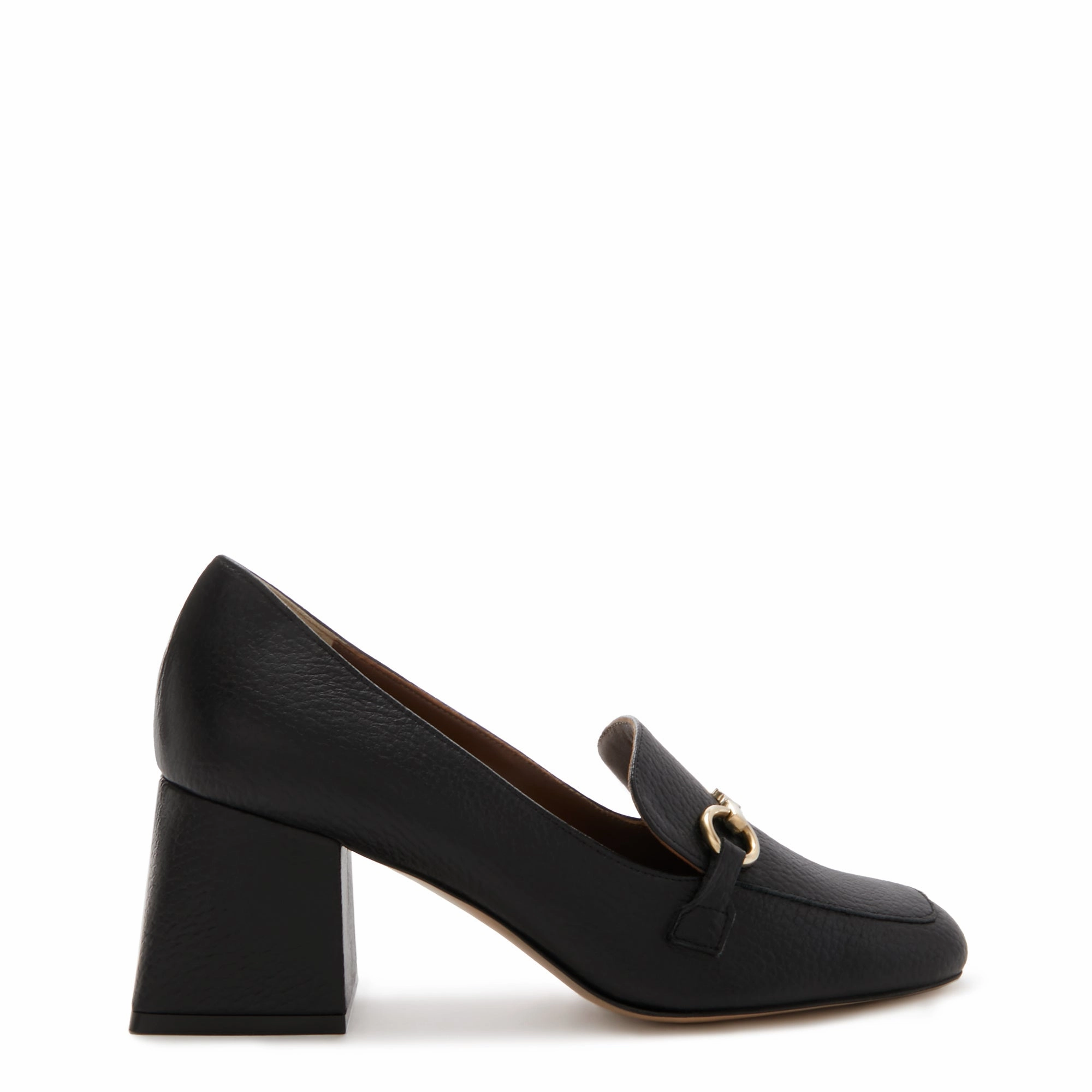 Vend?me Ambre black calfskin leather pumps Slip On Design