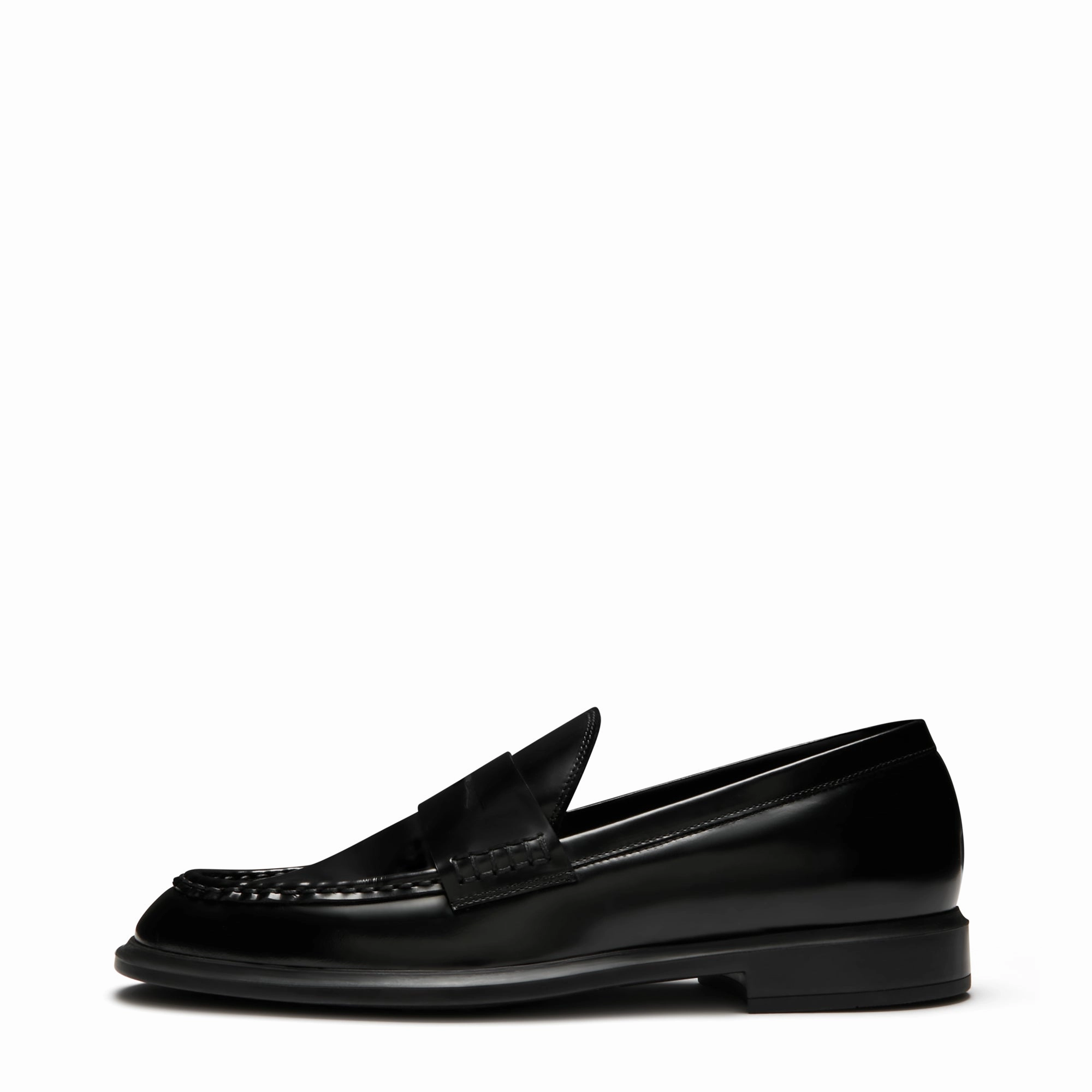 Power Step Vend?me Blandine black spazzolato leather loafers