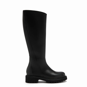 Multi Density Foam Vend?me Riva black calfskin leather boots