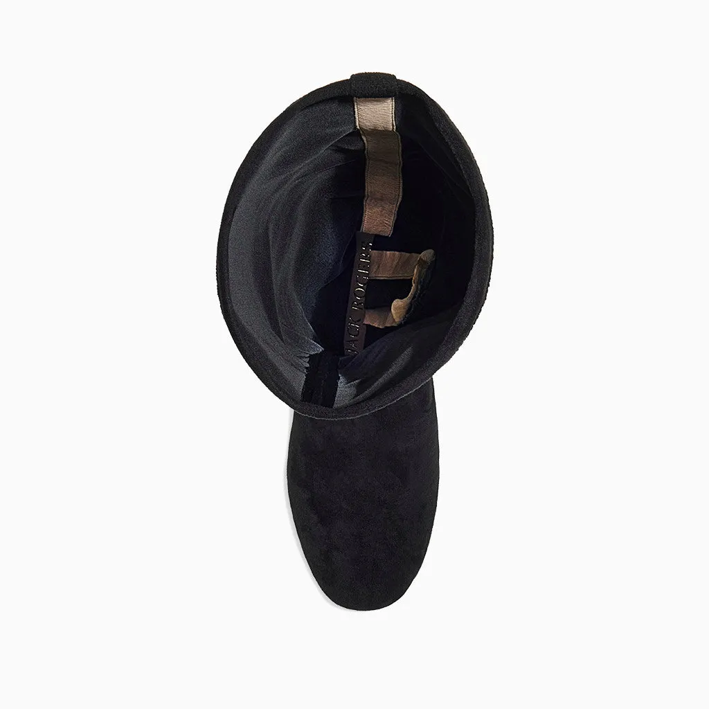 Adams Suede Tall Stretch Boot Hydrophobic coating Sturdy Frame