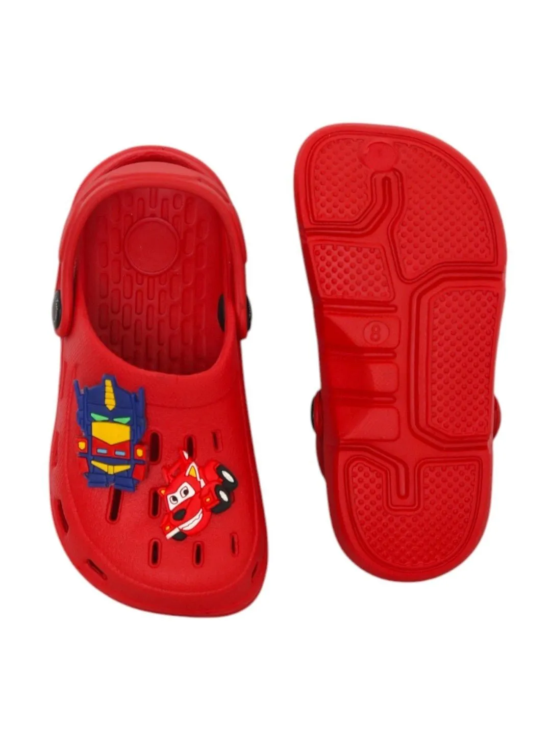 Vibrant Racing Car and Robot Cartoon Design for Boys