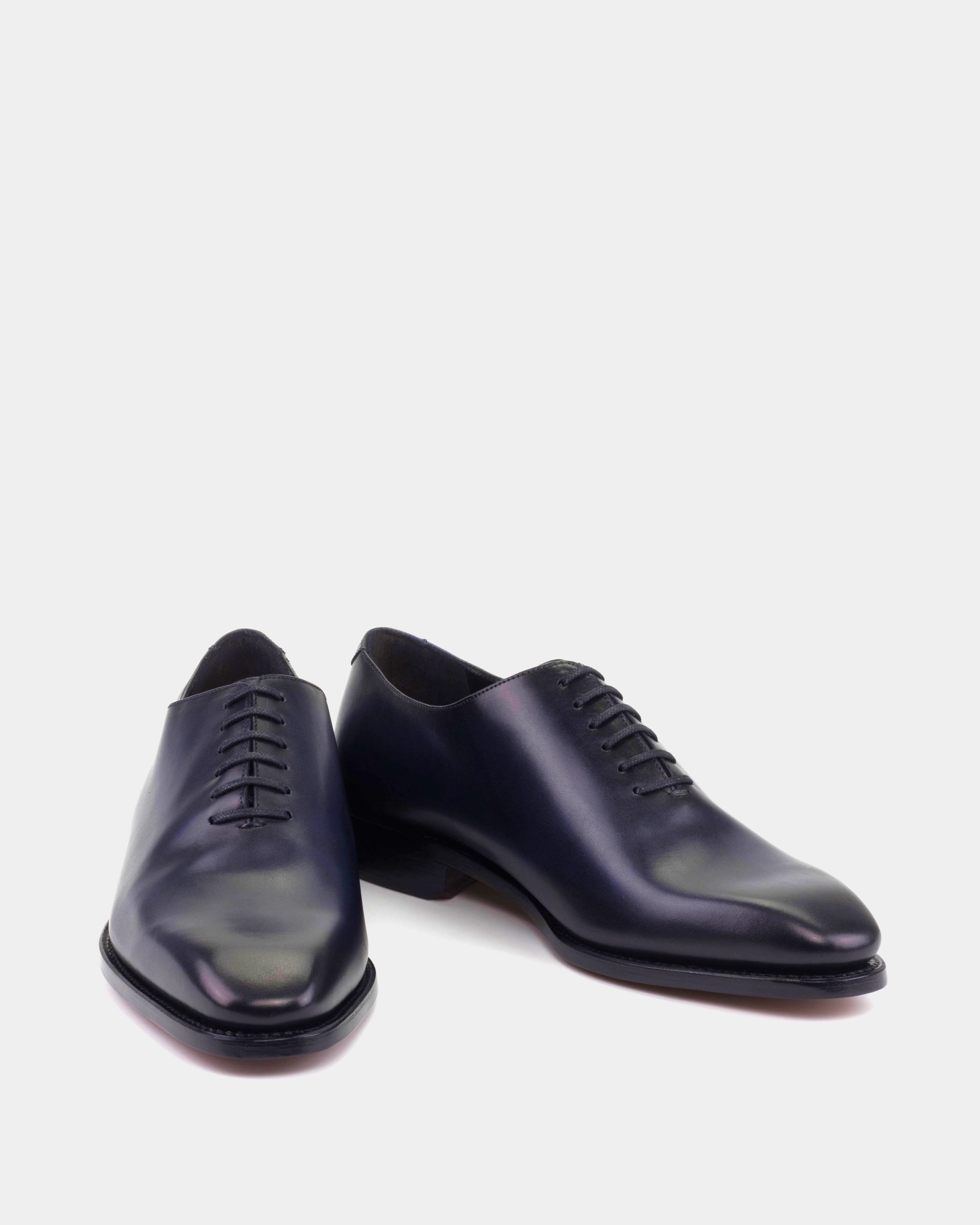 Vincent Navy Wholecut in 722 Durable Leather Even Ground