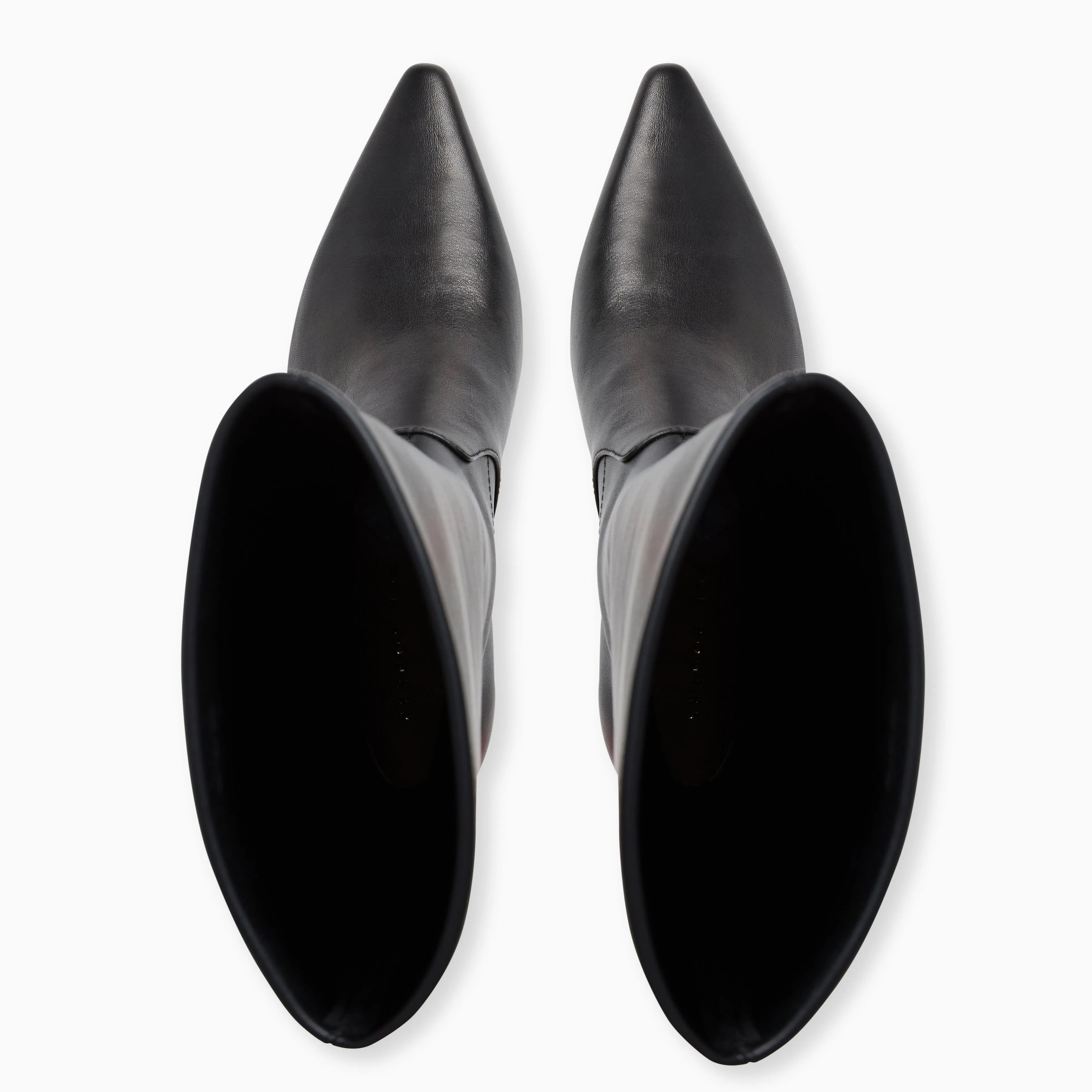 Virginia Leather Stretch Kitten Heel Boot Easy To Clean Neutral palette