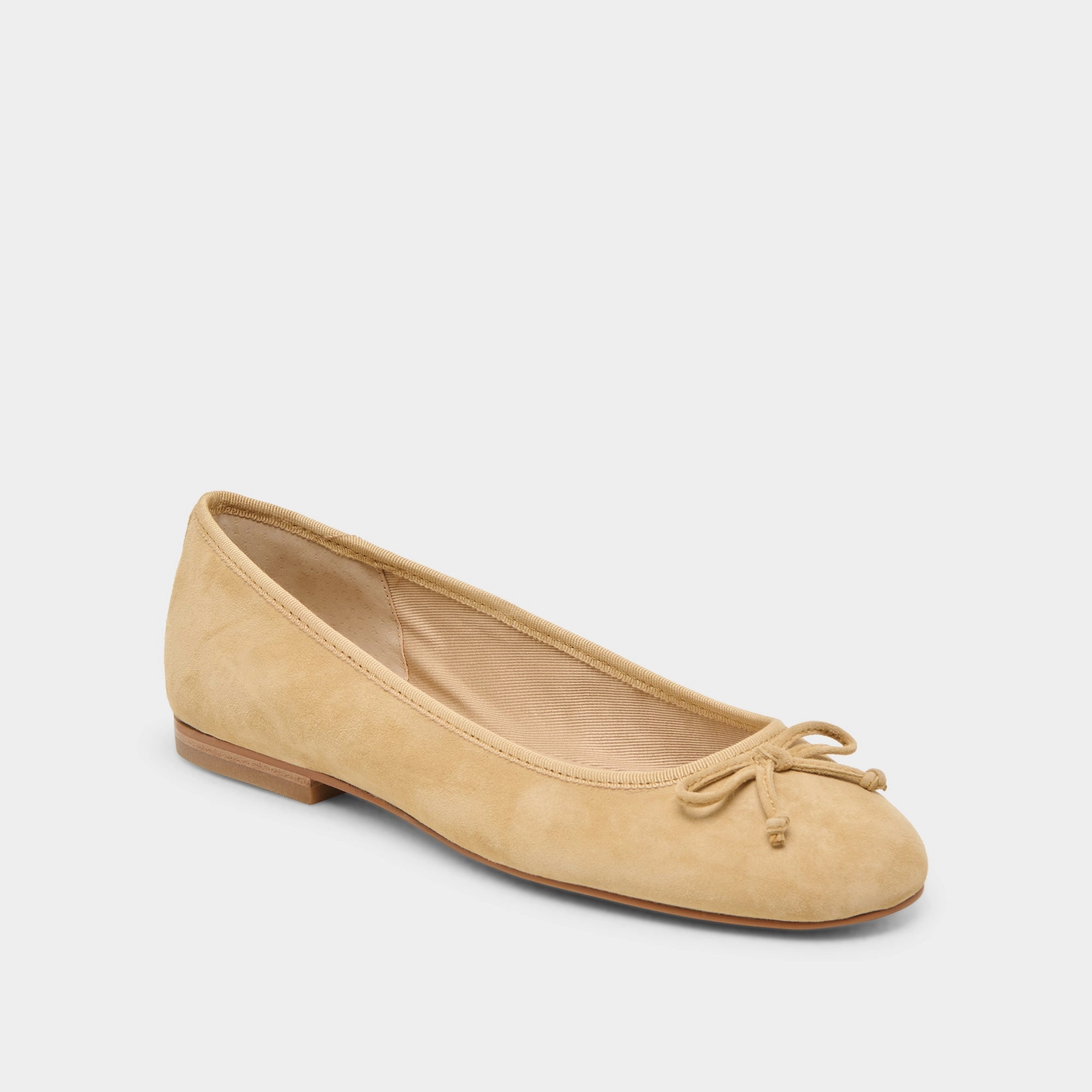 Flexible Cushioning RITLA BALLET FLATS HONEY SUEDE