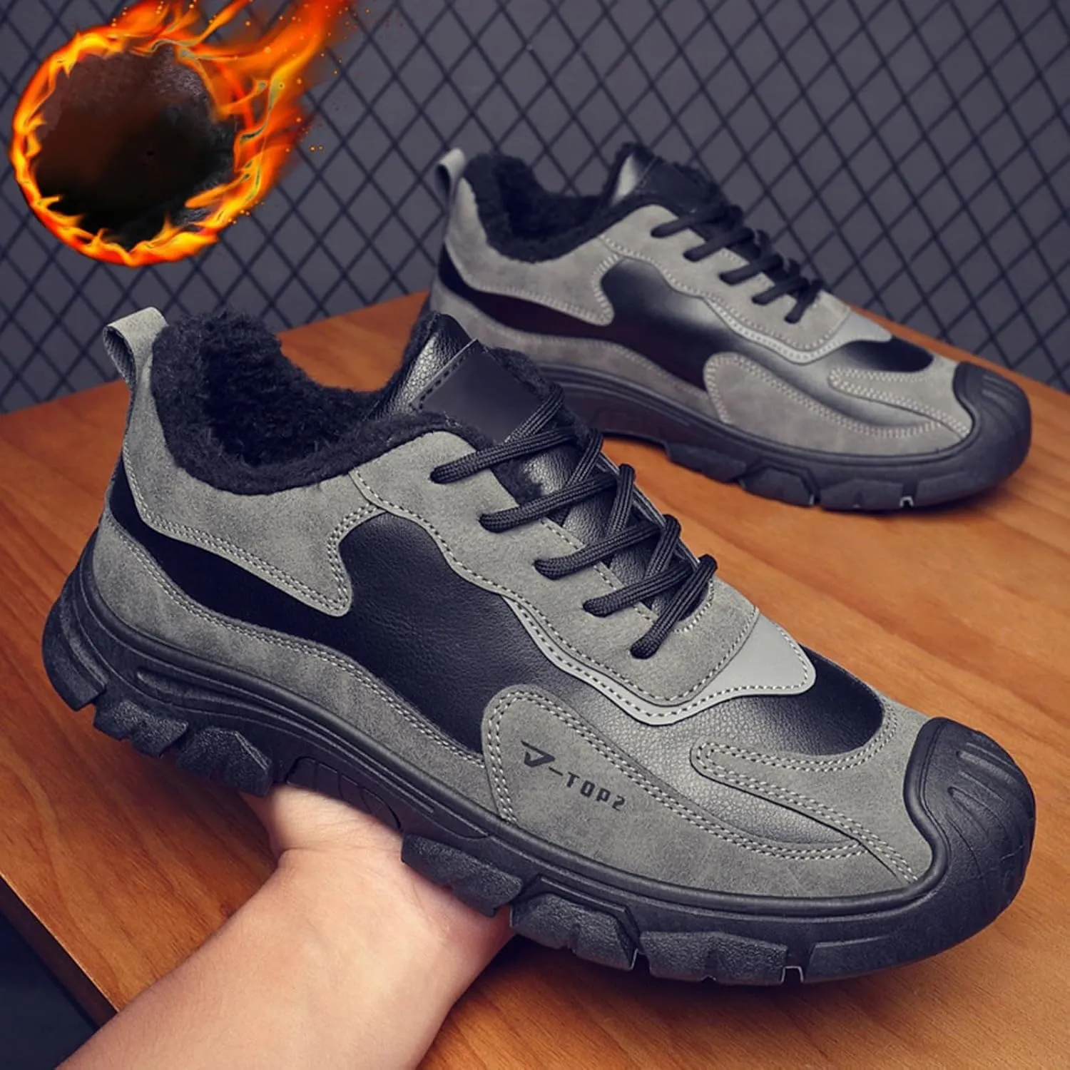 Walking Shoes for Men Waterproof Running Shoes Lace Up Sneakers for Women Hiking Shoes Women Waterproof