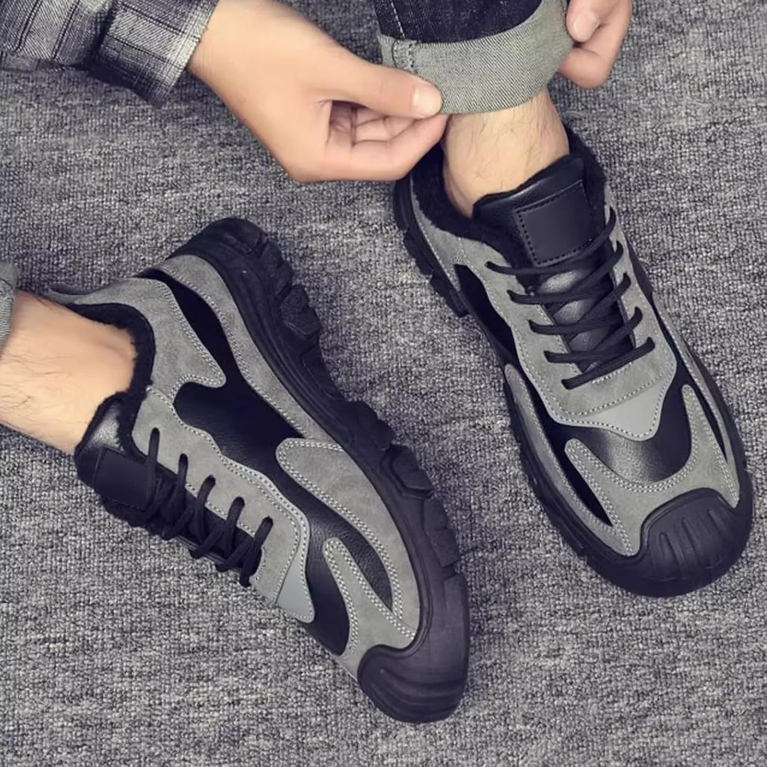 Walking Shoes for Men Waterproof Running Shoes Lace Up Sneakers for Women Hiking Shoes Women Waterproof
