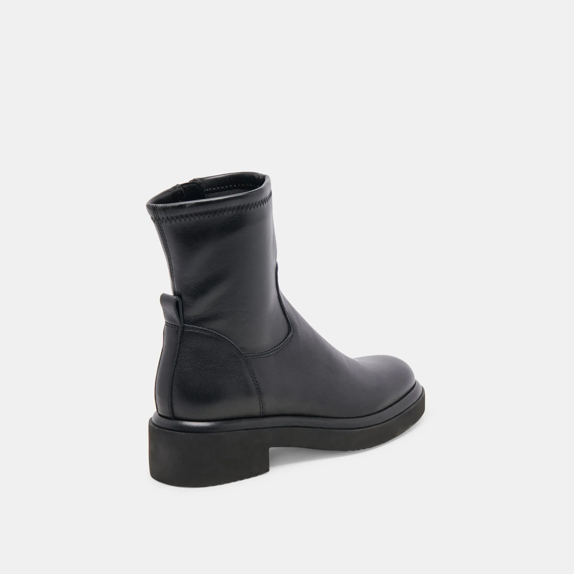 SIMAYA H2O WIDE BOOTS BLACK LEATHER Breathable Interior Quick Slip