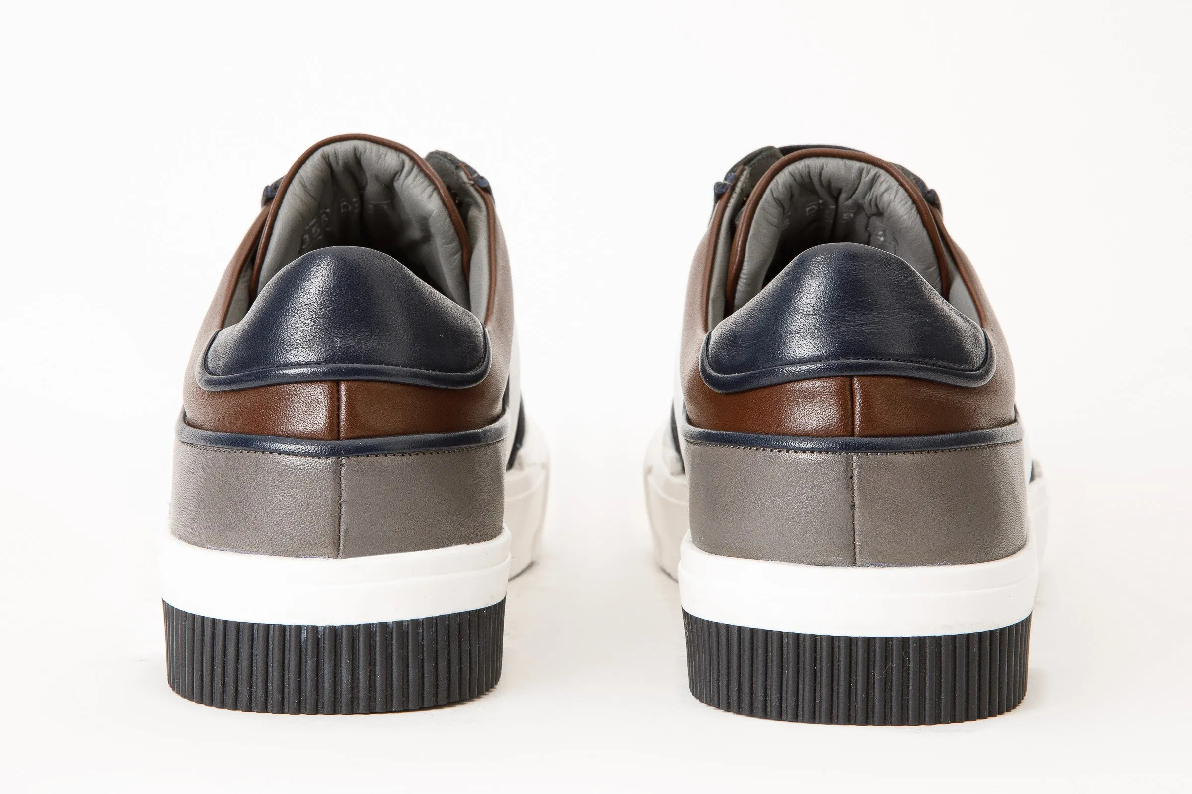 Dynamic Sole The Rom Multicolor Leather Men Sneaker