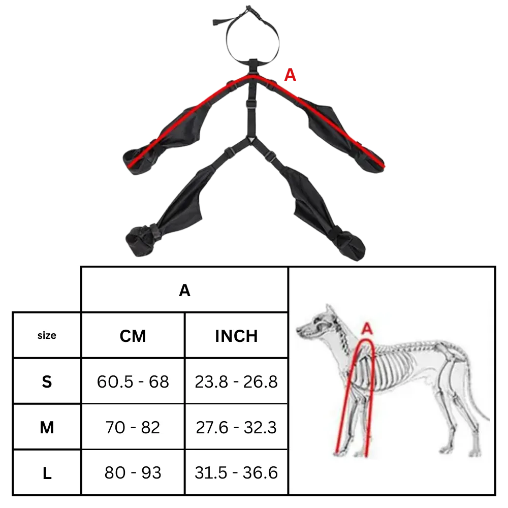 Waterproof Dog  Suspenders Boots