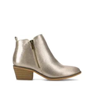 Seamless Comfort Weekend Camping All-Purpose REBEL ZIP-UP BOOTIES IN VEGAN LEATHER