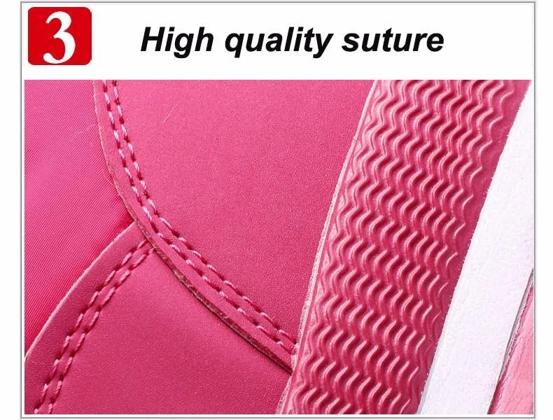 Waterproof plush lining snow boots anti-slip platform snow boots
