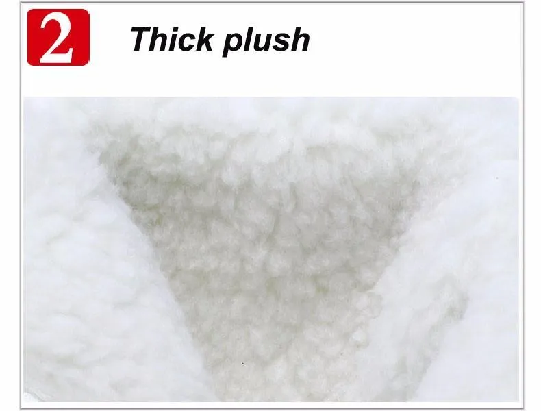 Waterproof plush lining snow boots anti-slip platform snow boots