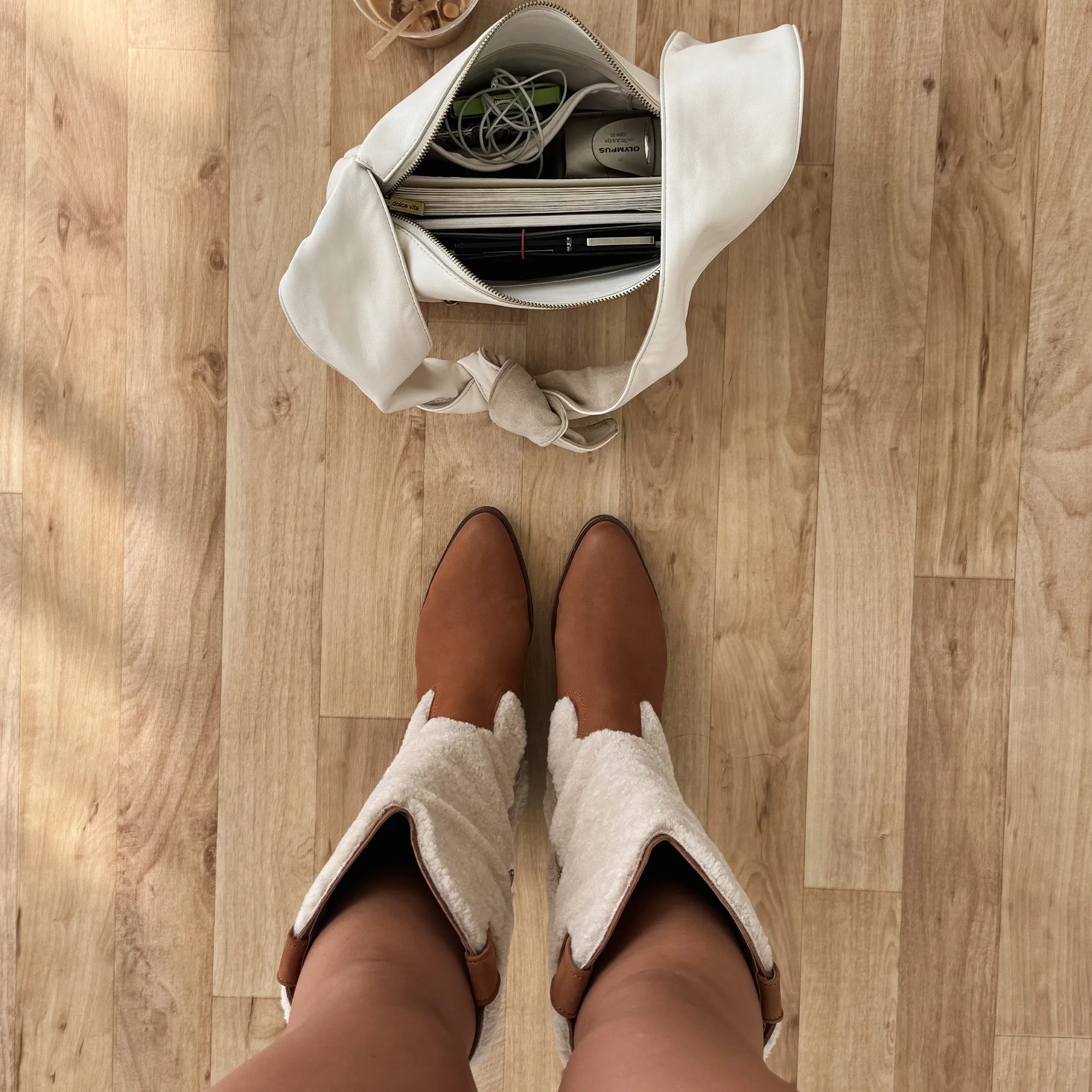 Protective Cushioning MYKEL PLUSH BOOTS CARAMEL NUBUCK