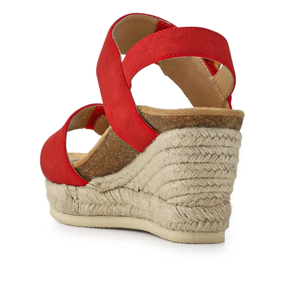 Wedge-Heeled Espadrilles - BELWBINS41056 / 327 236