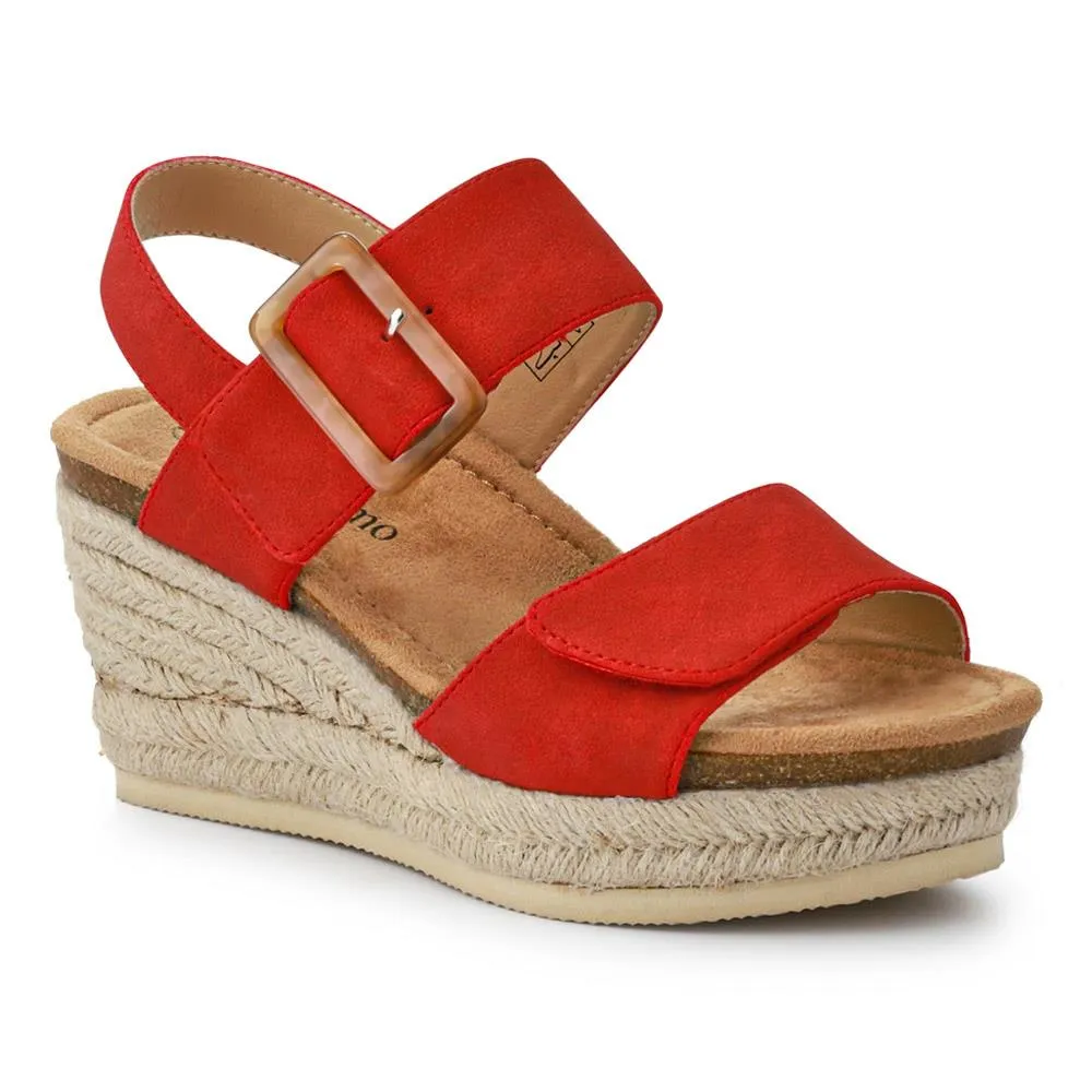 Wedge-Heeled Espadrilles - BELWBINS41056 / 327 236