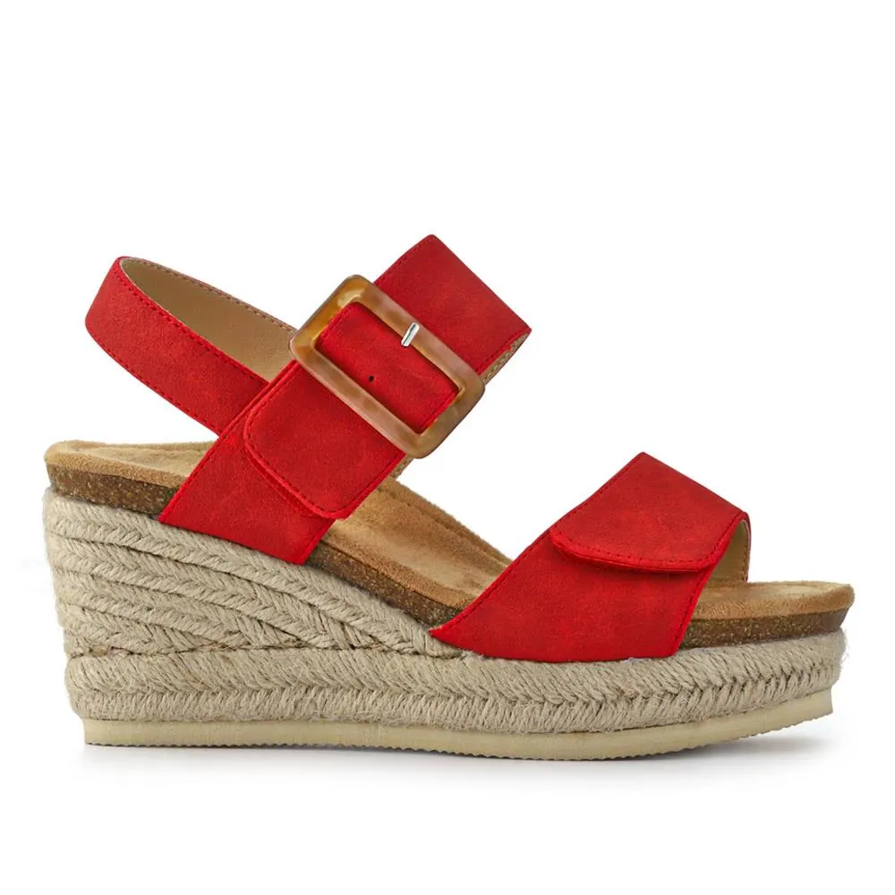 Wedge-Heeled Espadrilles - BELWBINS41056 / 327 236