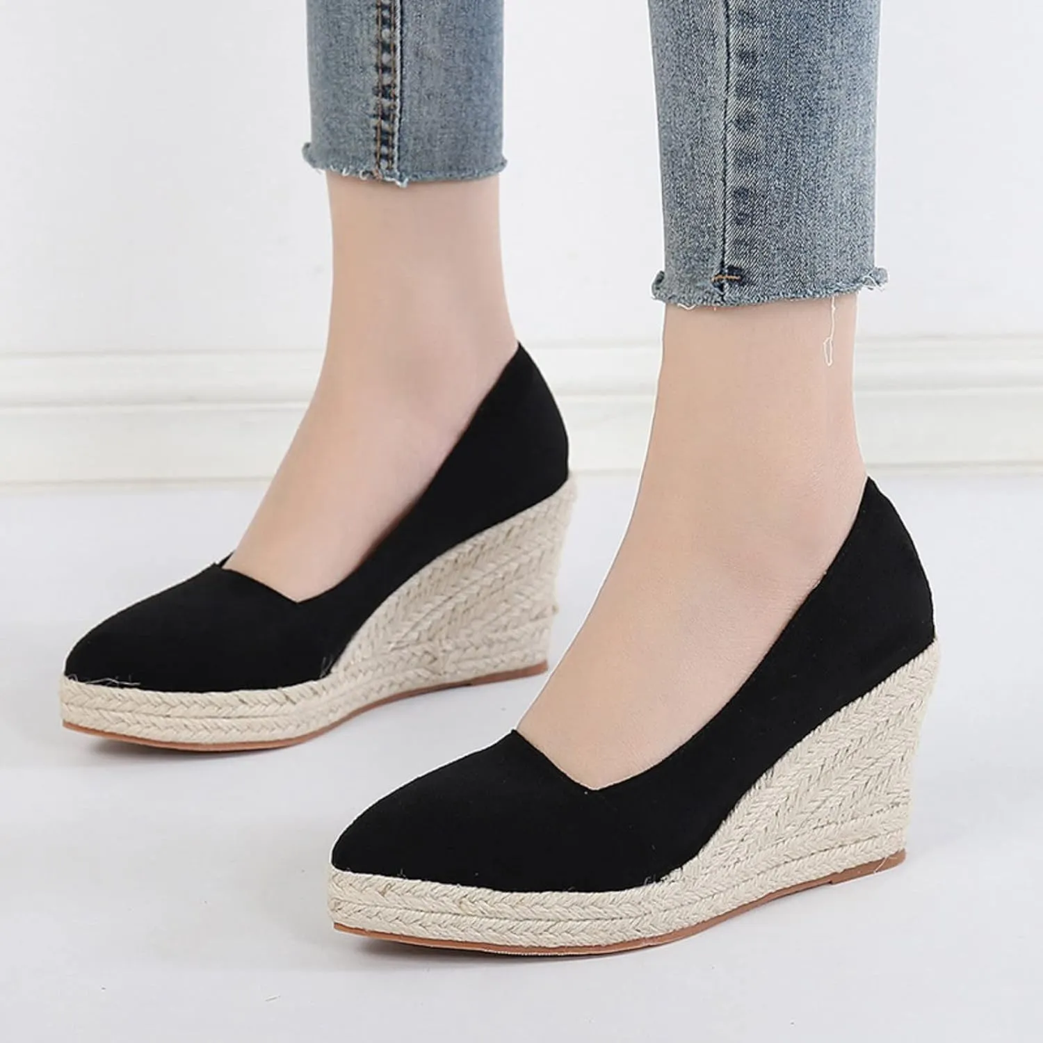 Wedge Sandals for Women Summer Low Wedges Womens Comfortable Open Toe Sandal Sandals for Women Dressy