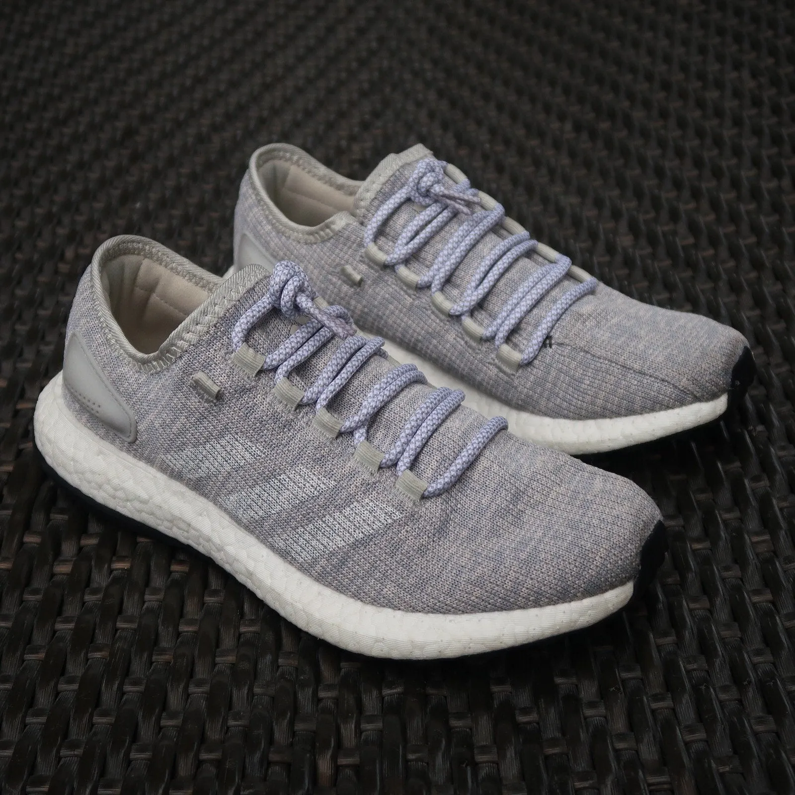 White and Grey Rope Laces