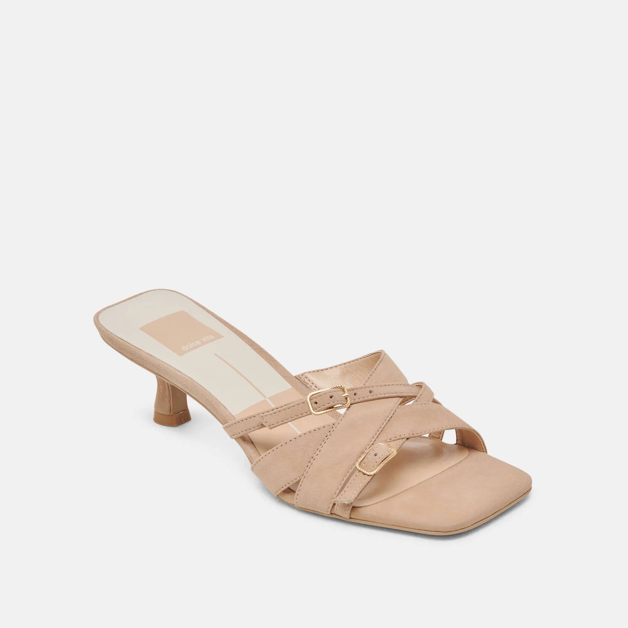 Stand Out Design BRYANT HEELS CAMEL SUEDE
