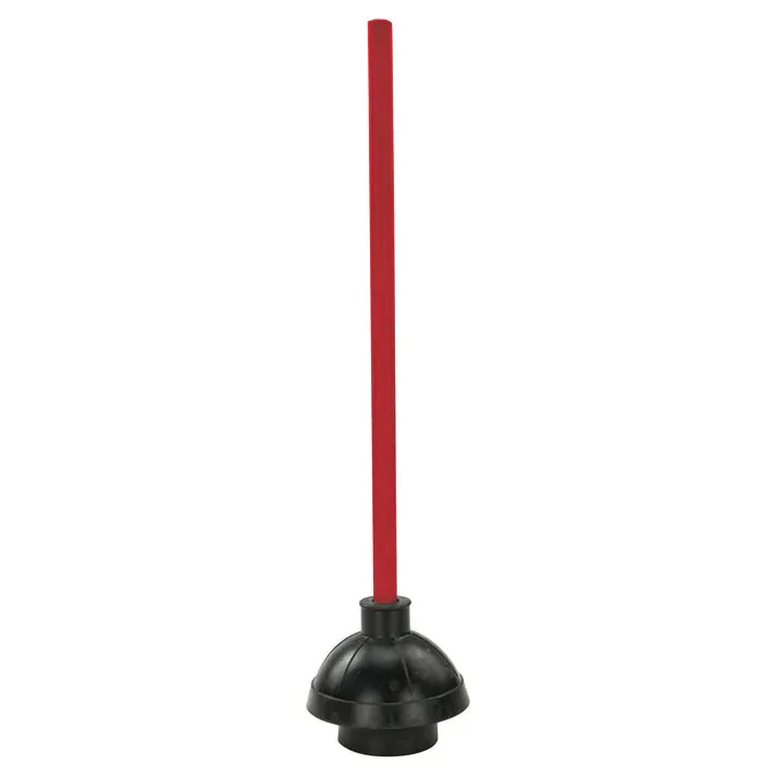 Winco Toilet Plunger with 19" Wood Handle - TP-300