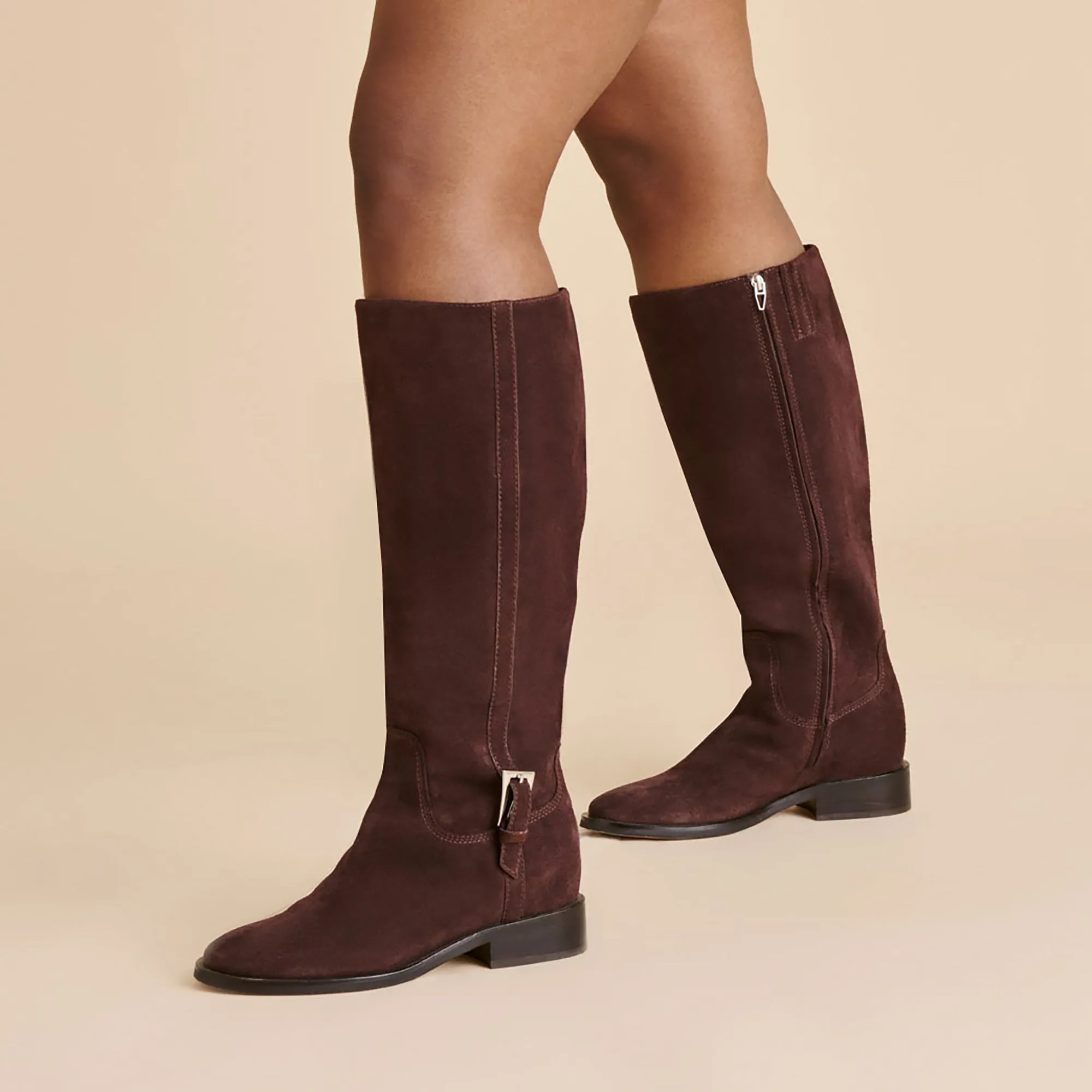 KILIAN H2O WIDE CALF BOOTS MAHOGANY SUEDE Seamless Comfort Weather Resistant User Freelancer
