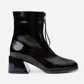 Quick Drying Cold Weather Commuter Breathable Comfort Seeker The Tackle Black Patent Leather Block Heel Women Boot