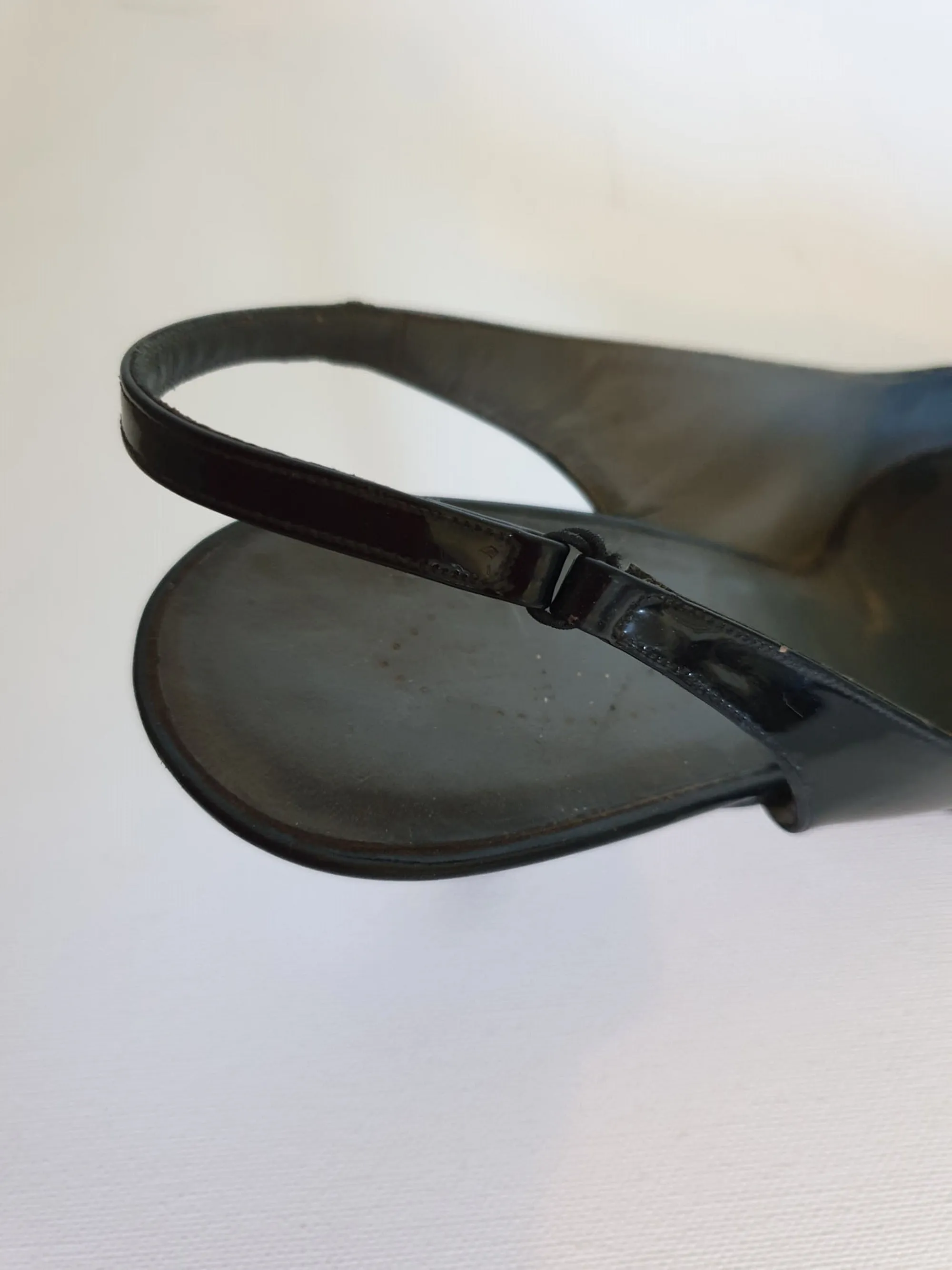 Witchy Patent Leather Stiletto Heel Shoes - Size 7.5B
