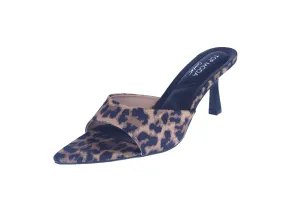 WOMAN'S HEELS LEOPARD SATIN SUSAN-1