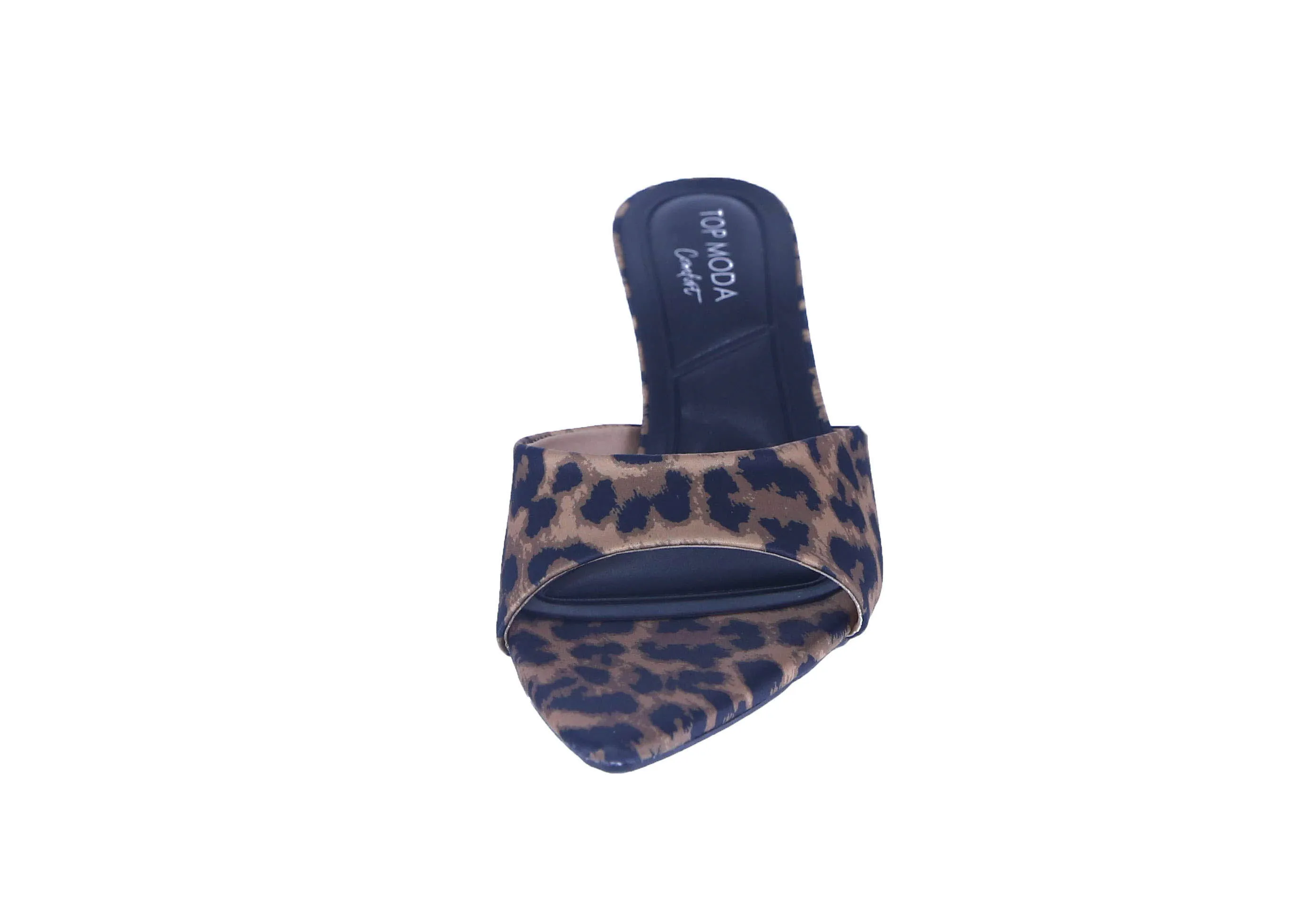 WOMAN'S HEELS LEOPARD SATIN SUSAN-1