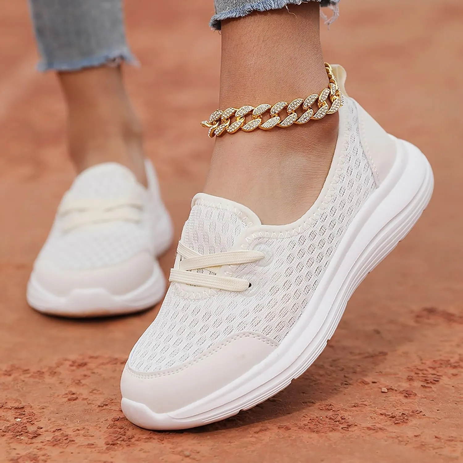Women Comfy Orthopedic Walking Shoes 2024 New Orthopedic Women's Breathable Slip On Arch Support Shoes Casual for Men