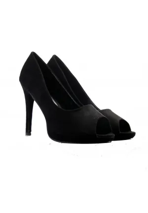 Women Drag Queen Cross Dresser HIGH Heel PEEP Toe Court Shoes