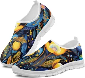 Women Fashion Slip On Sneakers Lightweight Walking Travel Outdoor Shoes for Ladies Slip On Mesh Loafers Flat Casual Shoes
